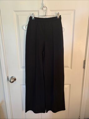 Nasty Gal Black Wide-Leg High-Rise Pants